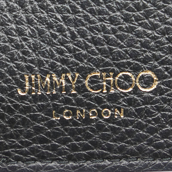 ジミーチュウ コインケース カードケース ブラック レザー レディース JIMMY CHOO 【中古】