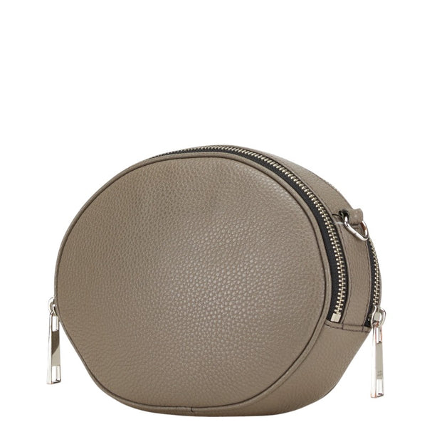 マークジェイコブス 斜め掛け ショルダーバッグ グレー レザー レディース MARC JACOBS 【中古】