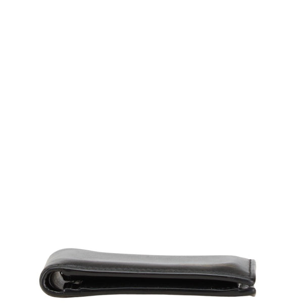 グッチ ロゴ 二つ折り財布 547586 ブラック レザー メンズ GUCCI 【中古】