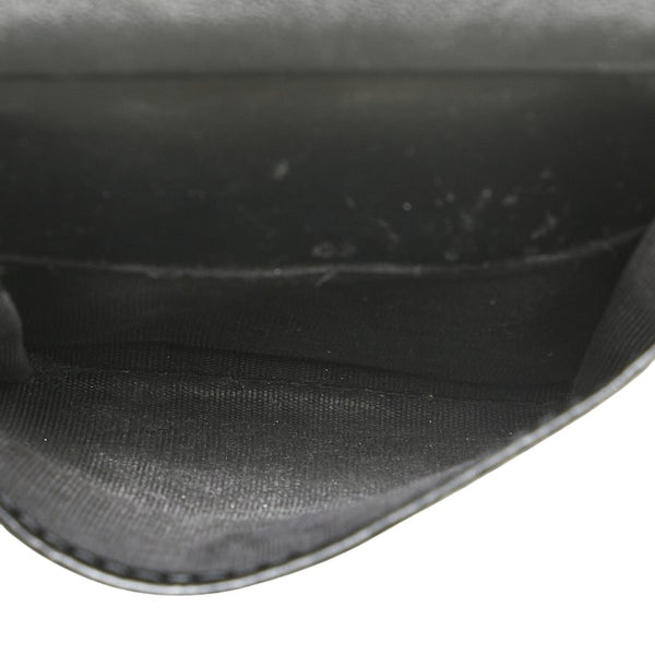 グッチ ロゴ 二つ折り財布 547586 ブラック レザー メンズ GUCCI 【中古】