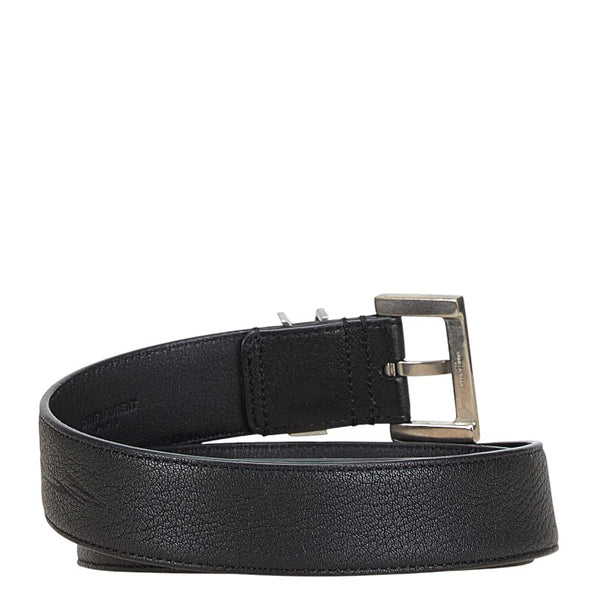 サンローラン カサンドラ ベルト ブラック レザー メンズ SAINT LAURENT 【中古】