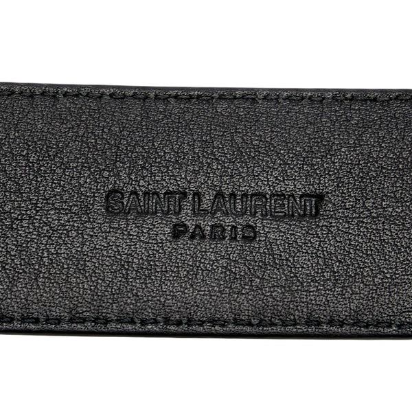 サンローラン カサンドラ ベルト ブラック レザー メンズ SAINT LAURENT 【中古】