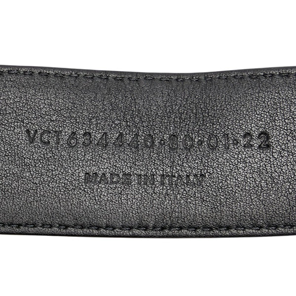 サンローラン カサンドラ ベルト ブラック レザー メンズ SAINT LAURENT 【中古】