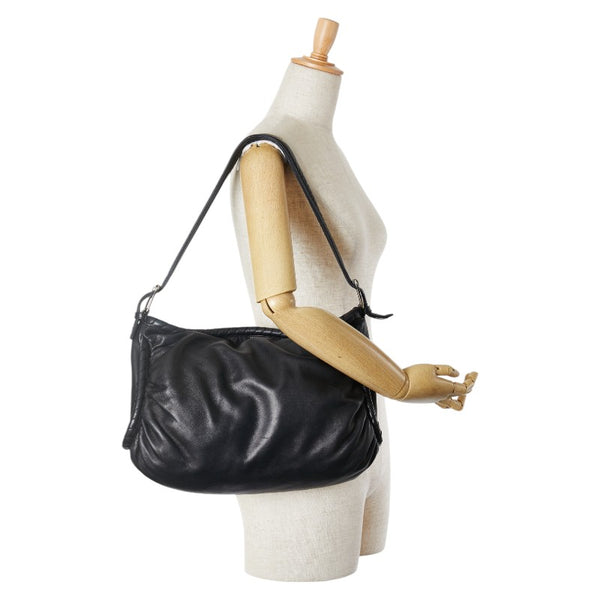 セリーヌ ワンショルダーバッグ ブラック レザー レディース CELINE 【中古】