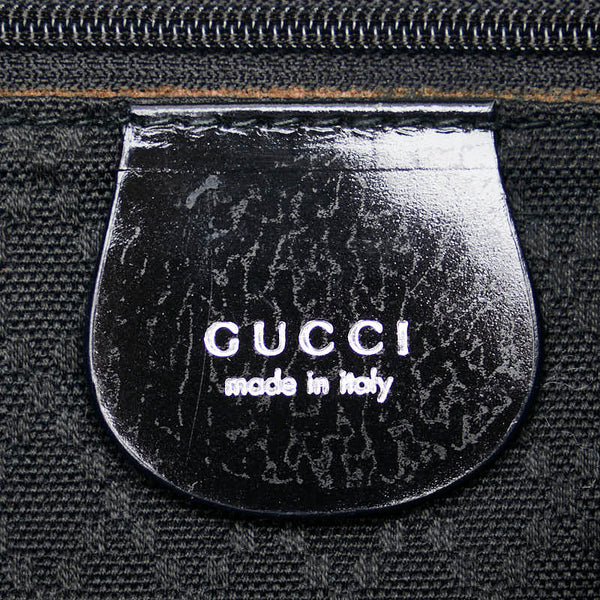 グッチ バンブー ハンドバッグ ショルダーバッグ 2WAY 001 2123 ブラック ナイロン レディース GUCCI 【中古】
