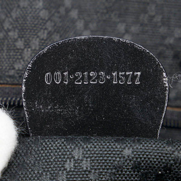 グッチ バンブー ハンドバッグ ショルダーバッグ 2WAY 001 2123 ブラック ナイロン レディース GUCCI 【中古】