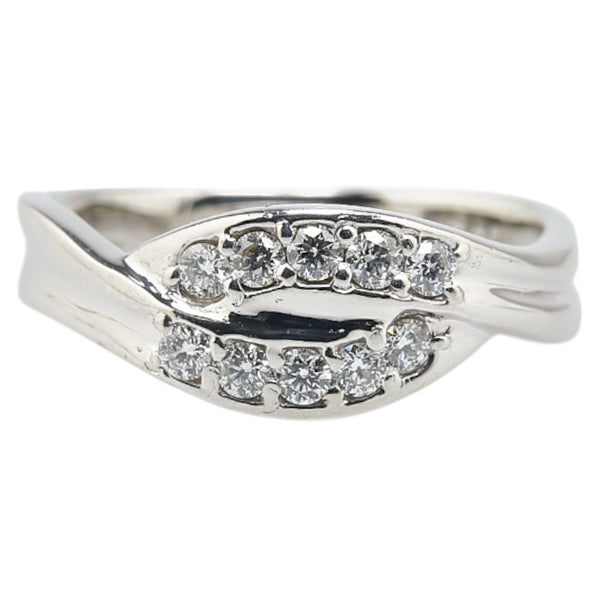 Pt900 プラチナ ダイヤ0.25ct リング 指輪 レディース 10号 【中古】