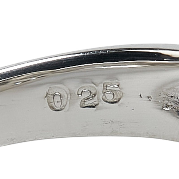 Pt900 プラチナ ダイヤ0.25ct リング 指輪 レディース 10号 【中古】