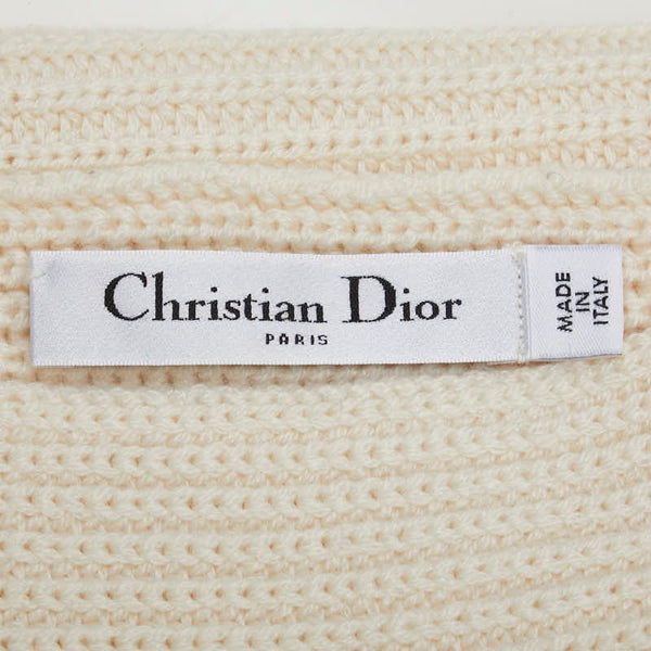 ディオール ニット サイズ：38 ホワイト カシミヤ レディース Dior 【中古】