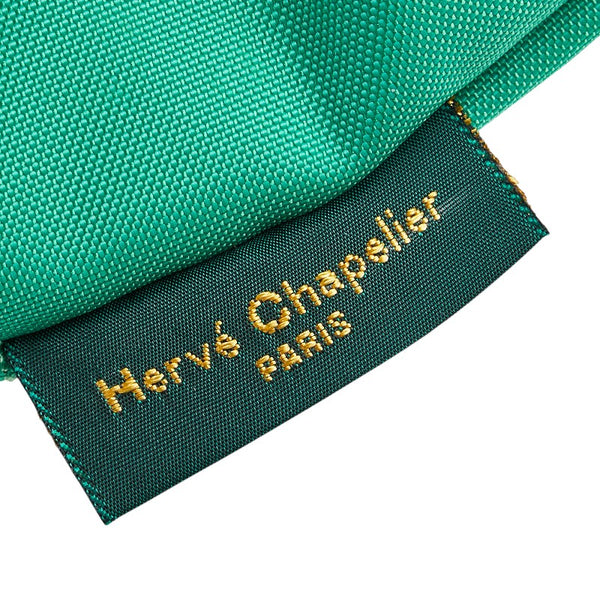 エルベ シャプリエ 舟形 トートM ハンドバッグ トートバッグ グリーン イエロー ナイロン レディース Herve Chapelier 【中古】