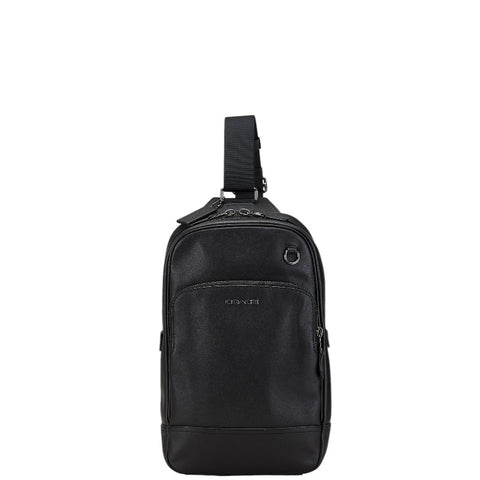コーチ グラハム ボディバッグ スリングバッグ C2931 ブラック レザー メンズ COACH 【中古】