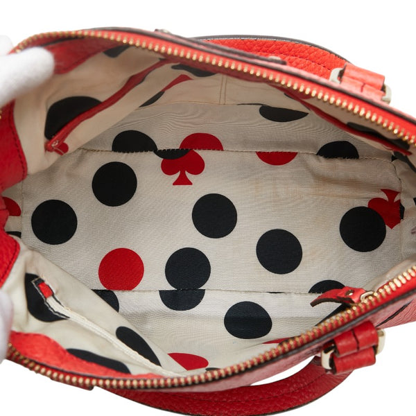 ケイトスペード ハンドバッグ ショルダーバッグ 2WAY レッド レザー レディース Kate Spade 【中古】