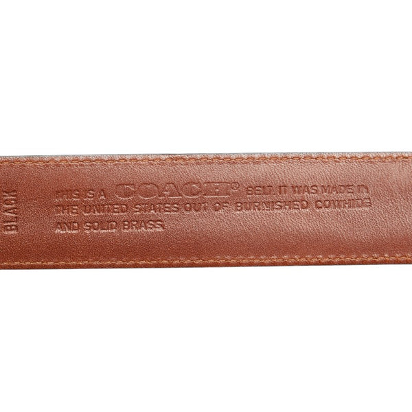 コーチ ベルト サイズ：34/85 5800 ブラック レザー レディース COACH 【中古】