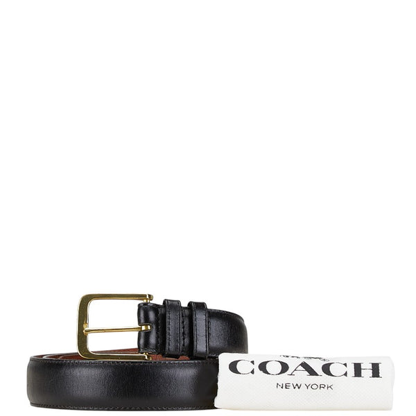 コーチ ベルト サイズ：34/85 5800 ブラック レザー レディース COACH 【中古】
