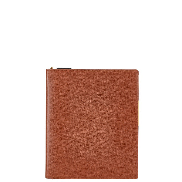 ルイ ヴィトン エピ 手帳カバー ブックカバー ケニアブラウン レザー レディース LOUIS VUITTON 【中古】