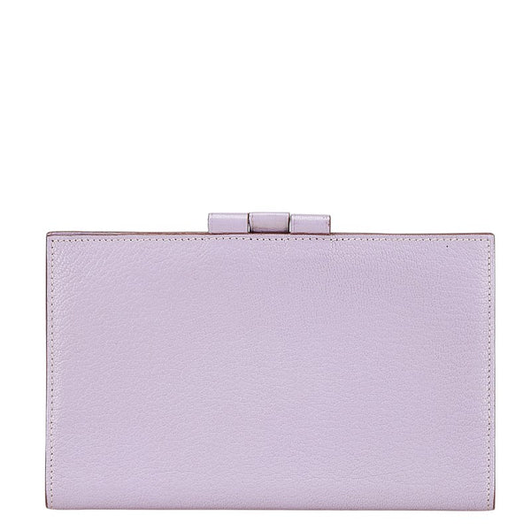 エルメス アジャンダヴィジョン 手帳カバー リラ ライトパープル シェーブル レディース HERMES 【中古】