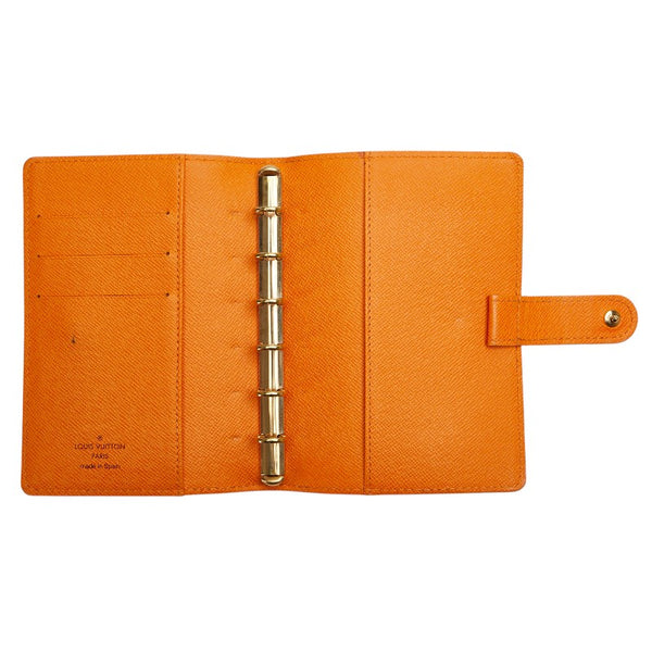 ルイ ヴィトン エピ アジェンダPM 手帳カバー R2005H マンダリン オレンジ レザー レディース LOUIS VUITTON 【中古】