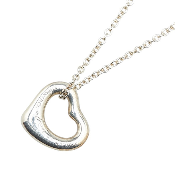 ティファニー オープンハート ネックレス SV925 シルバー レディース TIFFANY&Co. 【中古】
