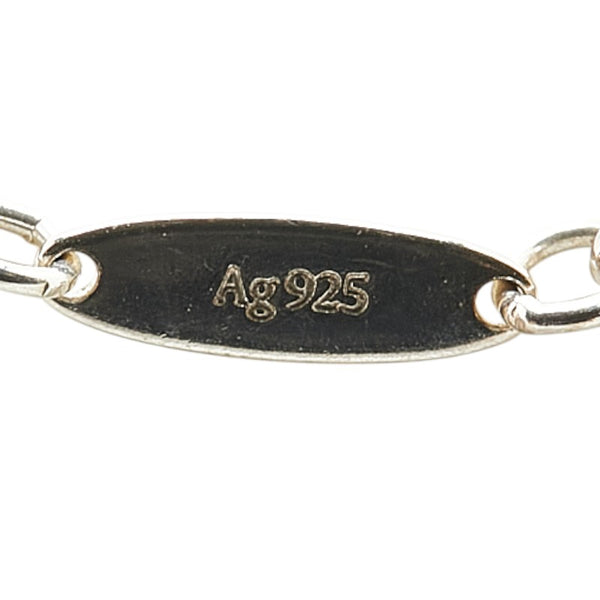 ティファニー オープンハート ネックレス SV925 シルバー レディース TIFFANY&Co. 【中古】