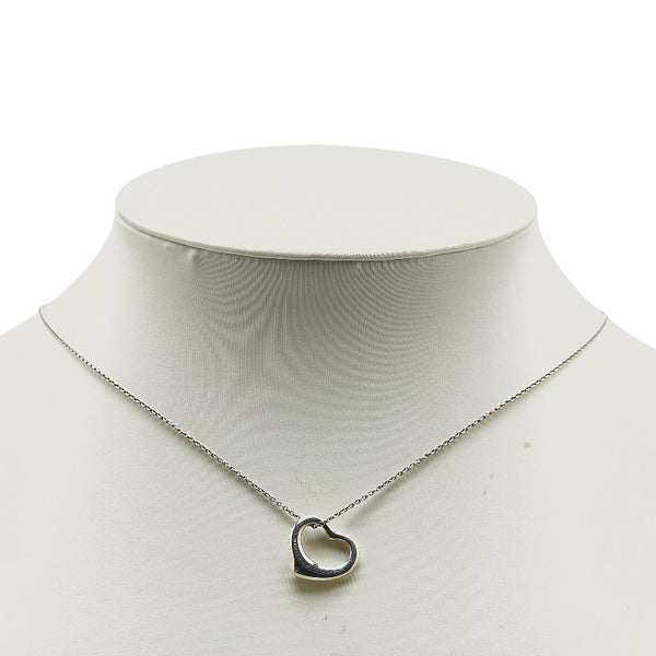 ティファニー オープンハート ネックレス SV925 シルバー レディース TIFFANY&Co. 【中古】
