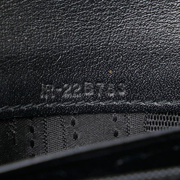 サルヴァトーレフェラガモ リボン 長財布 ブラック レザー レディース Salvatore Ferragamo 【中古】