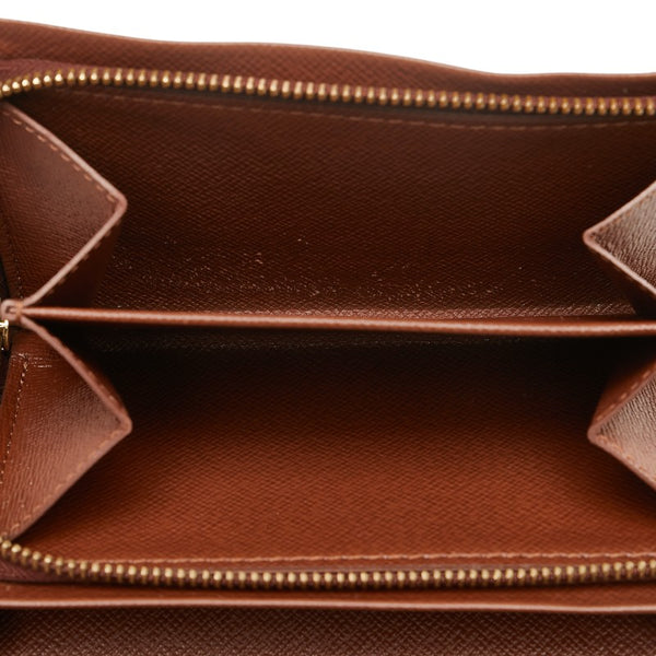 ルイ ヴィトン モノグラム ポルトフォイユ トレゾール 二つ折り財布 M61736 ブラウン PVC レザー レディース LOUIS VUITTON 【中古】