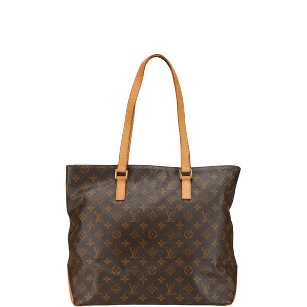 ルイ ヴィトン モノグラム カバメゾ ショルダーバッグ トートバッグ  M51151 ブラウン PVC レザー レディース LOUIS VUITTON 【中古】