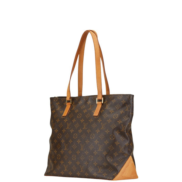 ルイ ヴィトン モノグラム カバメゾ ショルダーバッグ トートバッグ  M51151 ブラウン PVC レザー レディース LOUIS VUITTON 【中古】
