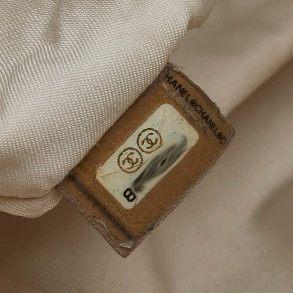 シャネル ニュートラベルライン トート ココマーク ハンドバッグ トートバッグ ベージュ ナイロン レザー レディース CHANEL 【中古】