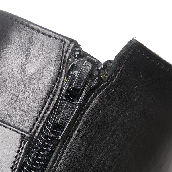 サルヴァトーレフェラガモ ガンチーニ ブーツ ショートブーツ サイズ：7C ブラック レザー レディース Salvatore Ferragamo 【中古】