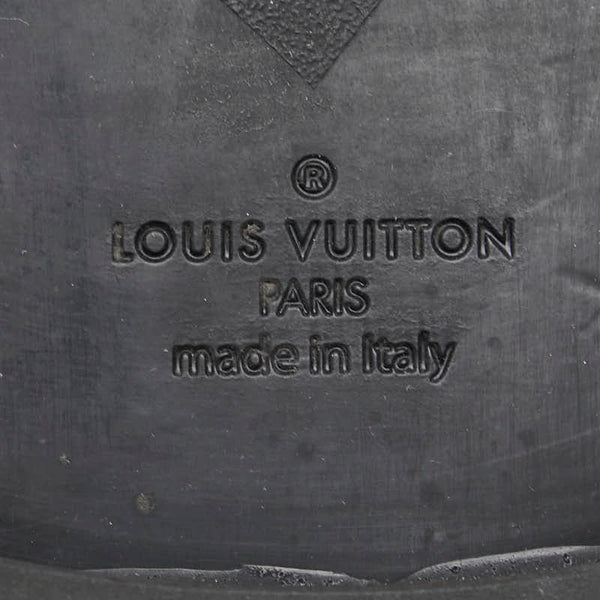 ルイ ヴィトン モノグラム ×NIGO ヴォルテールライン タッセル ローファー サイズ：7 ブラウン ブラック PVC レザー メンズ LOUIS VUITTON 【中古】