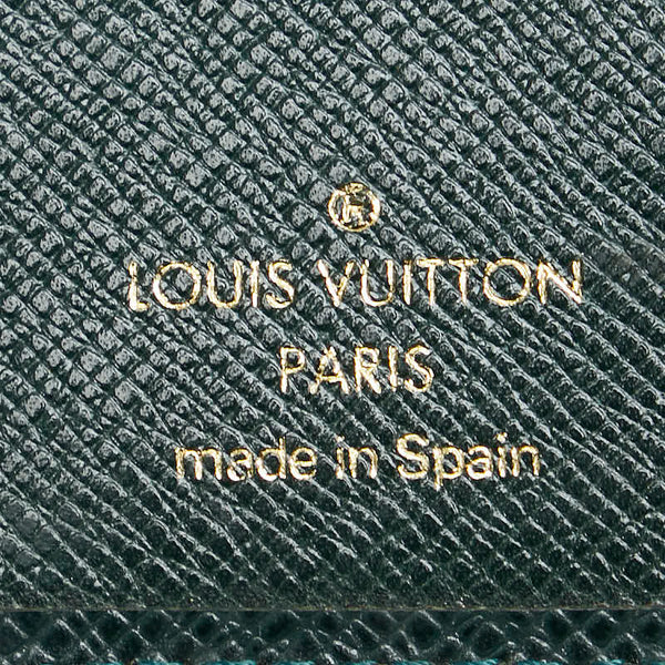 ルイ ヴィトン タイガ アジェンダ PM 手帳カバー 6穴 R20406 エピセア ダークグリーン レザー レディース LOUIS VUITTON 【中古】