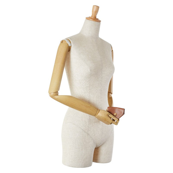 エルメス ル ヴァンキャトル コインケース 小銭入れ ブラウン クシュベル レディース HERMES 【中古】