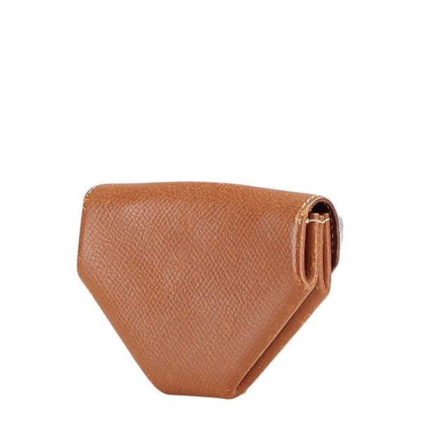 エルメス ル ヴァンキャトル コインケース 小銭入れ ブラウン クシュベル レディース HERMES 【中古】