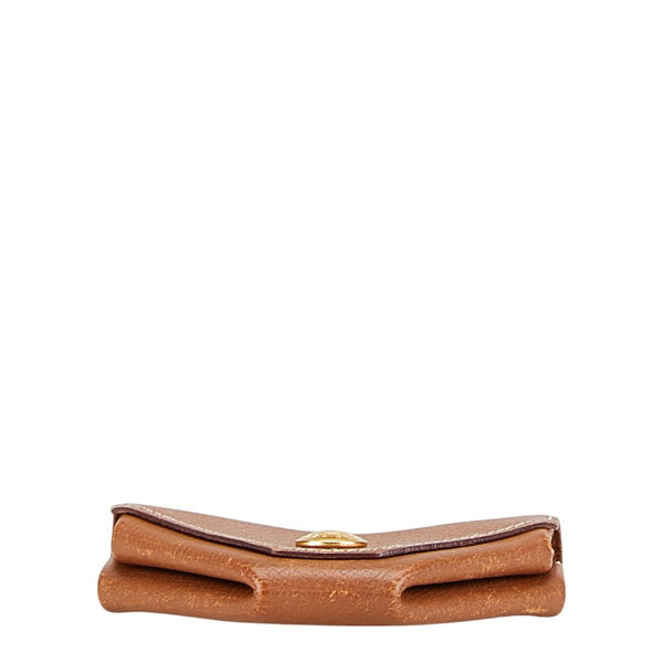 エルメス ル ヴァンキャトル コインケース 小銭入れ ブラウン クシュベル レディース HERMES 【中古】