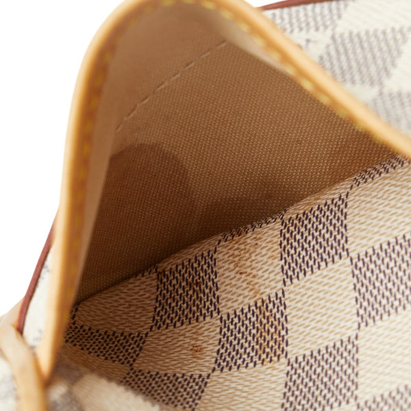 ルイ ヴィトン ダミエ アズール バークレー  ハンドバッグ トートバッグ N52001 ホワイト PVC レザー レディース LOUIS VUITTON 【中古】