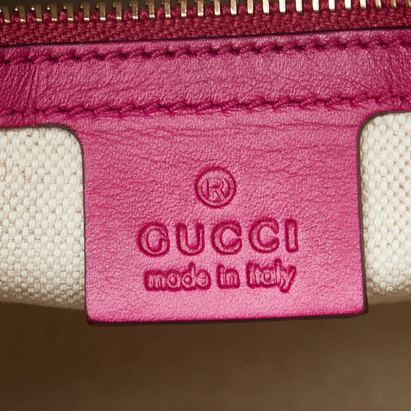 グッチ グッチシマ ハンドバッグ ショルダーバッグ 2WAY 309617 ピンク エナメル レディース GUCCI 【中古】