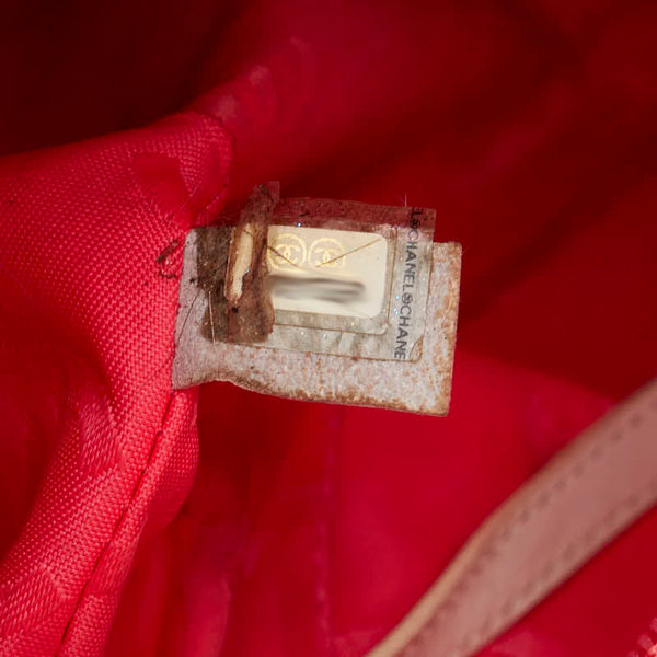 シャネル カンボンライン ココマーク トートバッグ ホワイト ブラック レザー レディース CHANEL 【中古】