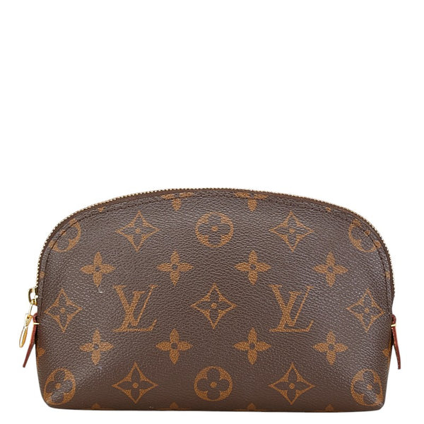 ルイ ヴィトン モノグラム ポシェット コスメティック ポーチ コスメポーチ M47515 ブラウン PVC レザー レディース LOUIS VUITTON 【中古】