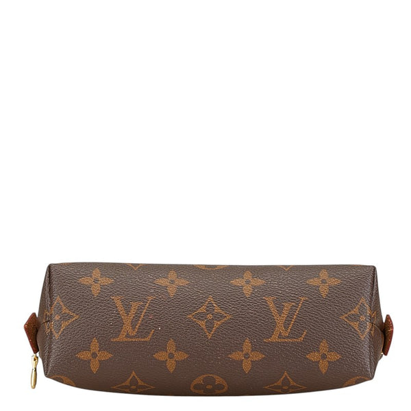 ルイ ヴィトン モノグラム ポシェット コスメティック ポーチ コスメポーチ M47515 ブラウン PVC レザー レディース LOUIS VUITTON 【中古】