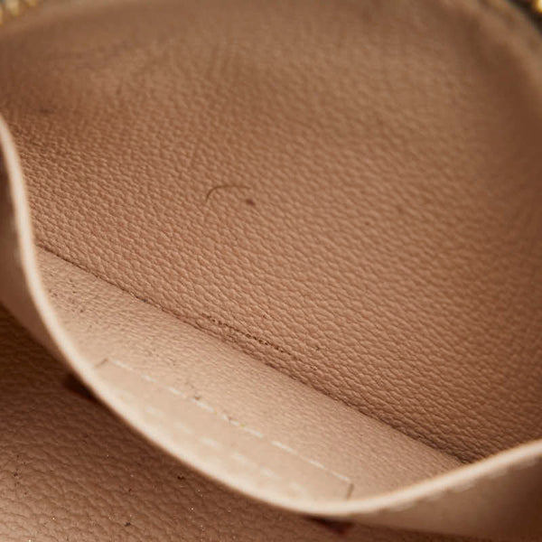 ルイ ヴィトン モノグラム ポシェット コスメティック ポーチ コスメポーチ M47515 ブラウン PVC レザー レディース LOUIS VUITTON 【中古】