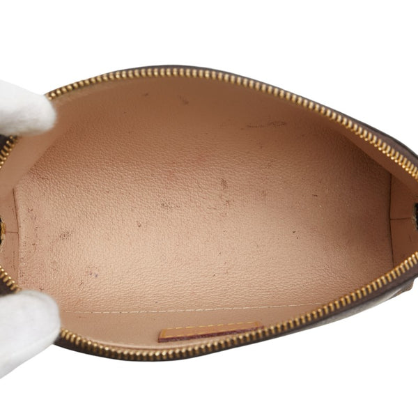 ルイ ヴィトン モノグラム ポシェット コスメティック ポーチ コスメポーチ M47515 ブラウン PVC レザー レディース LOUIS VUITTON 【中古】