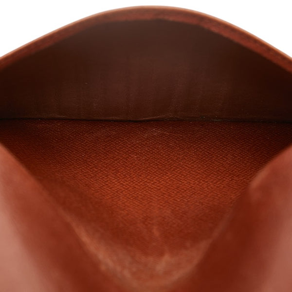 ルイ ヴィトン モノグラム ポルトシェキエ カルトクレディ 札入れ M62225 ブラウン PVC レディース LOUIS VUITTON 【中古】