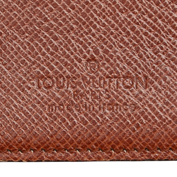 ルイ ヴィトン モノグラム ポルトシェキエ カルトクレディ 札入れ M62225 ブラウン PVC レディース LOUIS VUITTON 【中古】