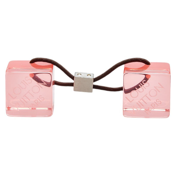ルイ ヴィトン ヘアキューブ ヘアアクセサリー ヘアゴム R23534 ピンク プラスチック レディース LOUIS VUITTON 【中古】