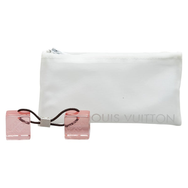 ルイ ヴィトン ヘアキューブ ヘアアクセサリー ヘアゴム R23534 ピンク プラスチック レディース LOUIS VUITTON 【中古】