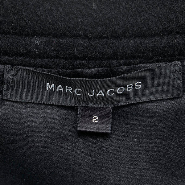 マークジェイコブス ピーコート サイズ：2 ブラック キャメル レディース MARC JACOBS 【中古】
