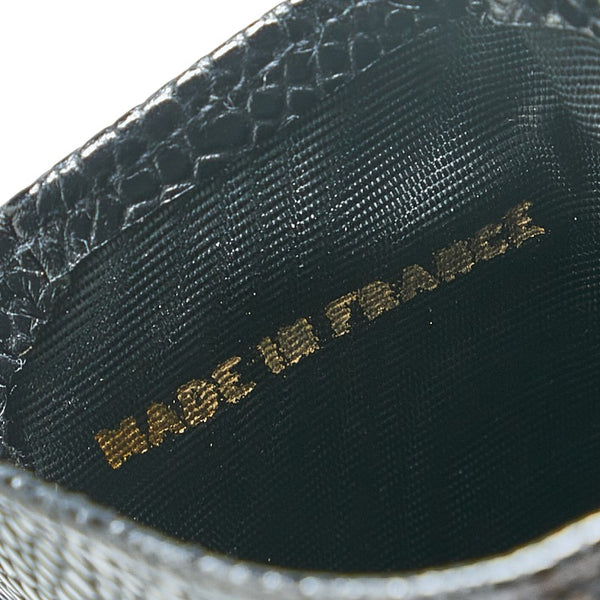 シャネル ココマーク メガネケース ブラック キャビアスキン レディース CHANEL 【中古】