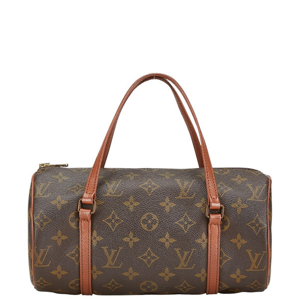 ルイ ヴィトン モノグラム パピヨン26 (旧) ハンドバッグ M51366 ブラウン PVC レザー レディース LOUIS VUITTON 【中古】