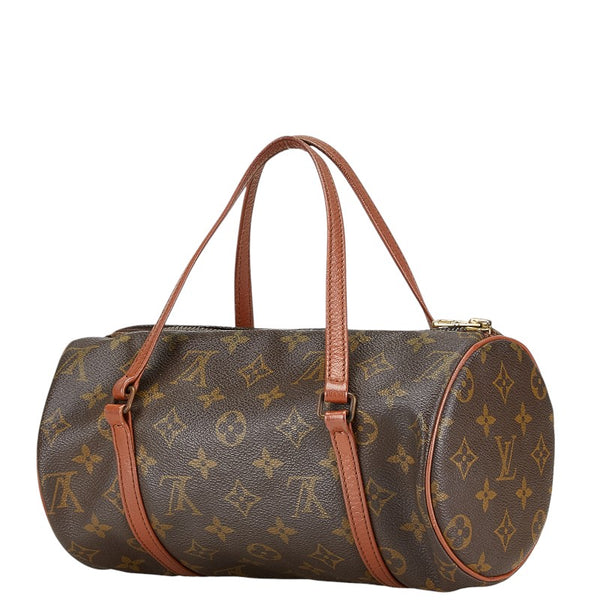 ルイ ヴィトン モノグラム パピヨン26 (旧) ハンドバッグ M51366 ブラウン PVC レザー レディース LOUIS VUITTON 【中古】